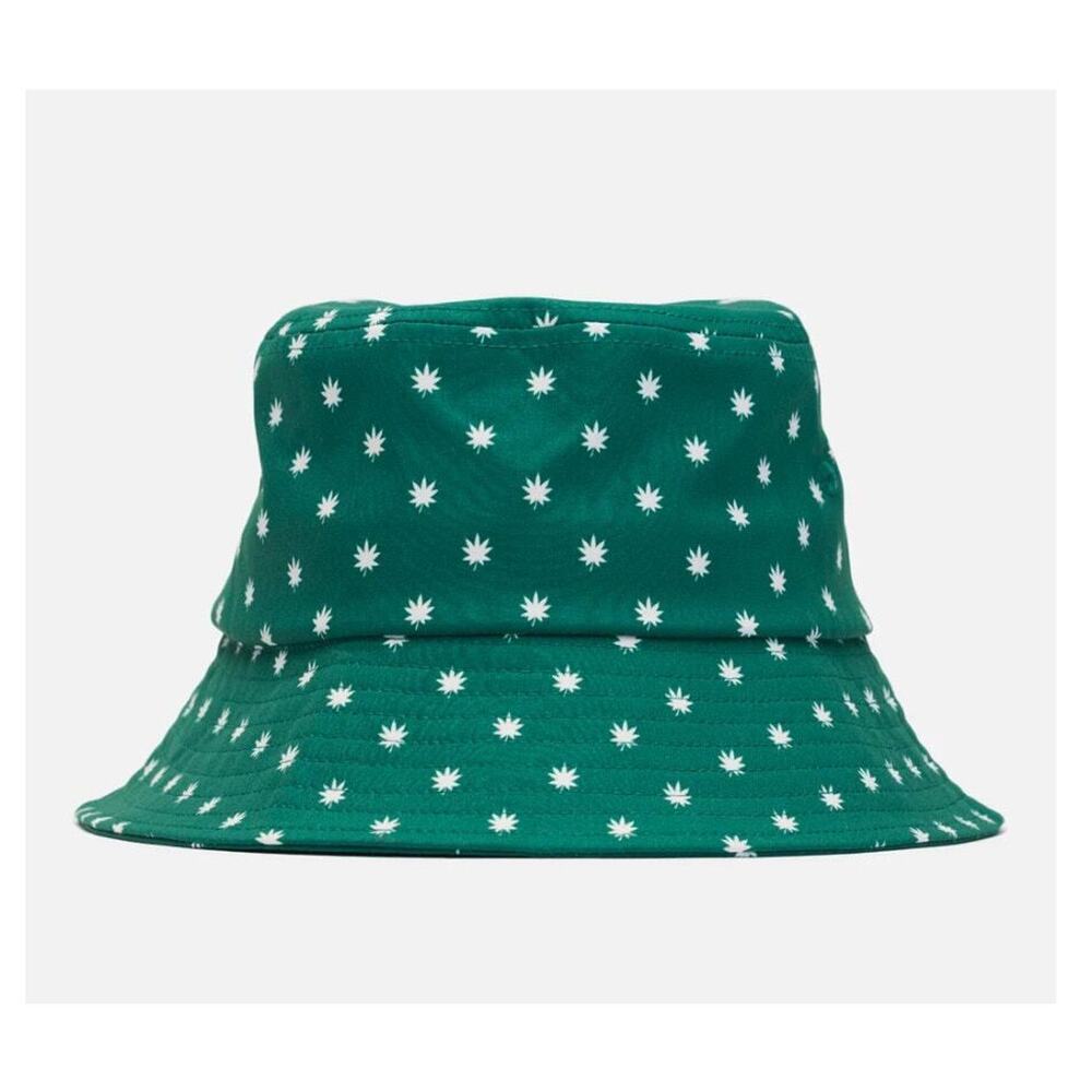 SwingJuice Golf MaryJane Bucket Hat Unisex OS White Leaf Polyester Active New